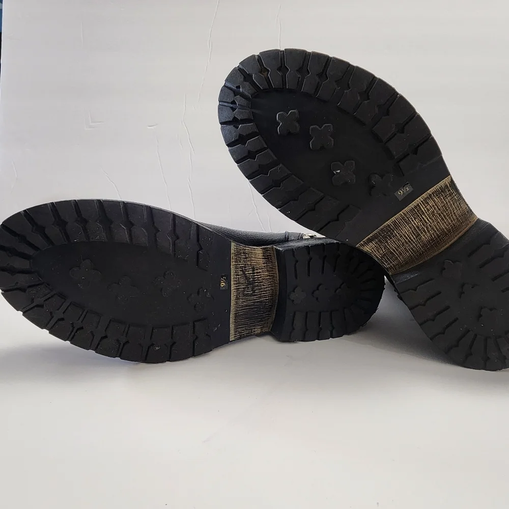 Steve Madden Frankie Studded Leather Motorcycle Boots - Picture 6 of 7